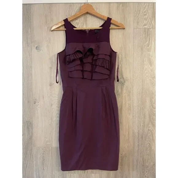 open lace back dress Printed Organza Gown – BCBGMAXAZRIA main image 0